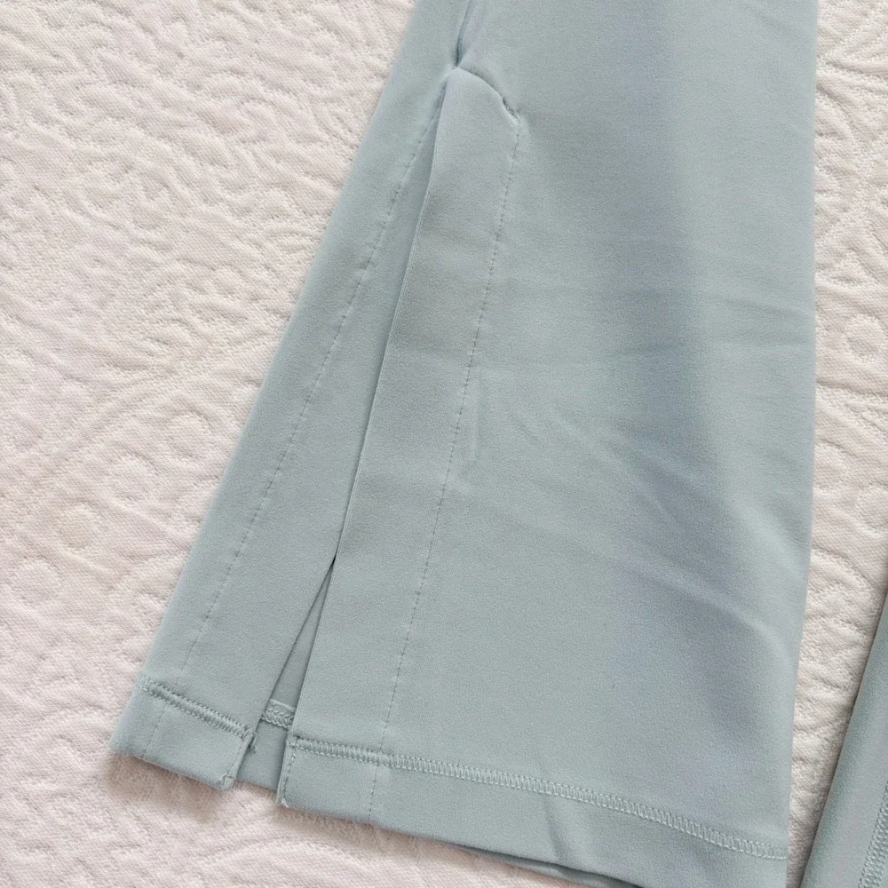 Athleta Girl Transcend Crossover Bootcut Pant, Dawn Blue Sz L 12